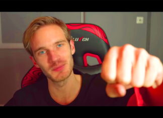 Conspiracy Theory: PewDiePie IS T-Series PewDiePie with "bro-fist" close to camera