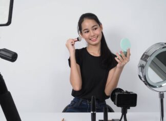 You can now buy products during YouTube livestreams YouTuber using beauty products