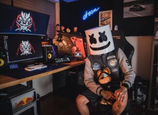 Twitch’s DMCA react content crisis explained Decorative image depicting a gamer, presumably a Twitch streamer