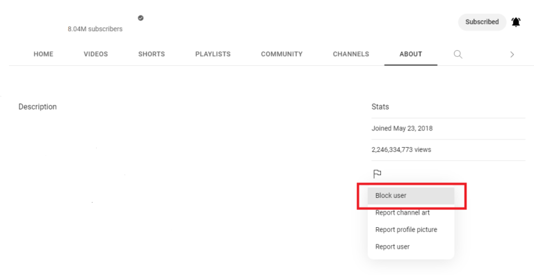How to block channels on YouTube - Creator Handbook