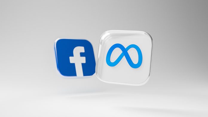 Facebook and Meta logos