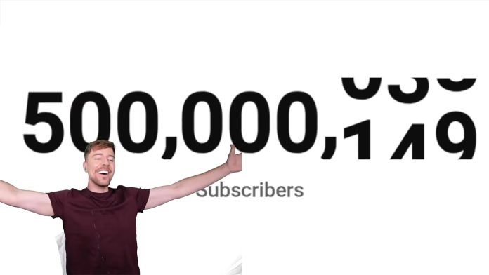 The moment MrBeast HIT 500 MILLION SUBSCRIBERS (+ his reaction) 12-26 screenshot (1) MrBeast surpasses 500 million YouTube subscribers featured image
